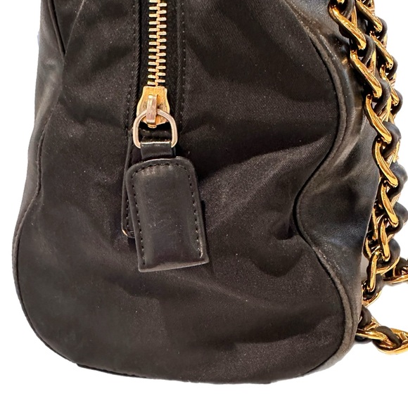 Vintage Prada Lambskin Nylon Bucket Bag - Picture 4 of 6